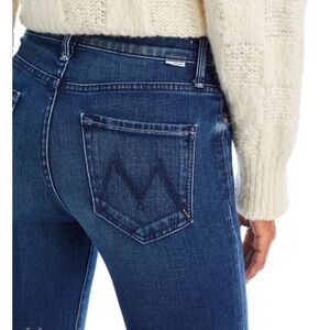 MOTHER Women's Kick It Jeans - Dark Blue